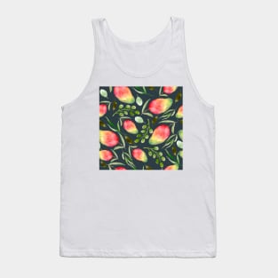 Mangoes and Greenery | Watercolor | Pattern Tank Top